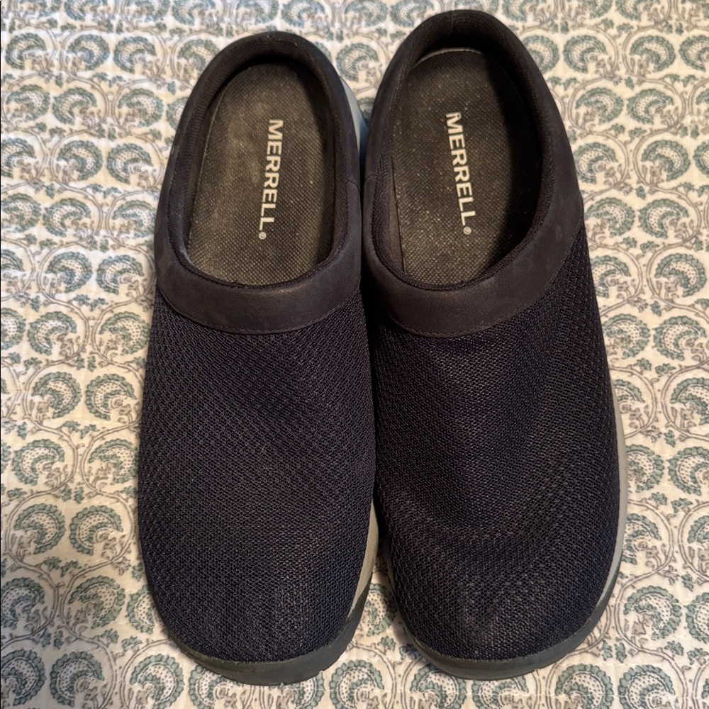 Merrell Dark Blue Mesh Slip-On Shoes
